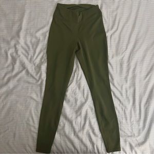 Olive green active leggings